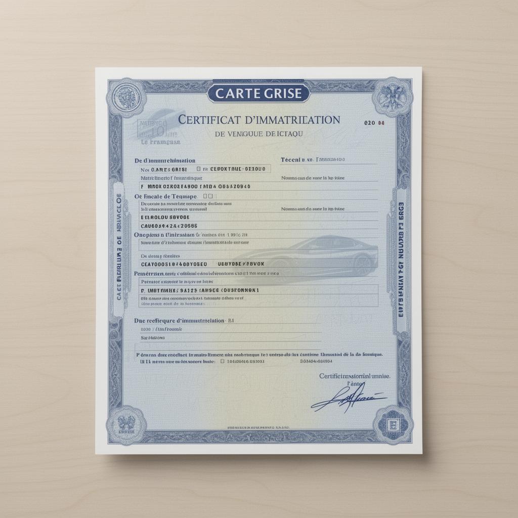 Carte Grise francesa (Certificat d'immatriculation): permiso de circulación necesario para matricular un coche francés en España